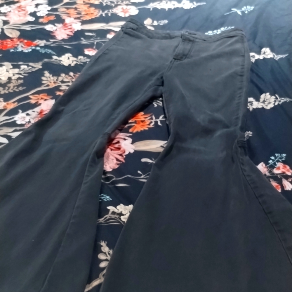 Blackish bell bottoms . High waisted